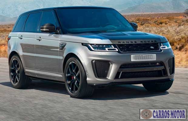 Foto de divulgação Tabela Fipe Range Rover Sport SVR Supercharged 5.0 V8 2017 Imagem de divulgação Tabela Fipe Range Rover Sport SVR Supercharged 5.0 V8 2017