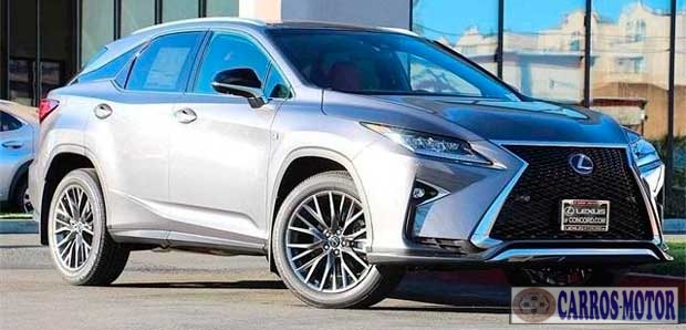 Foto de divulgação Tabela Fipe Lexus RX-350 F-Sport 3.5 24v Automático 2018 Imagem de divulgação Tabela Fipe Lexus RX-350 F-Sport 3.5 24v Automático 2018