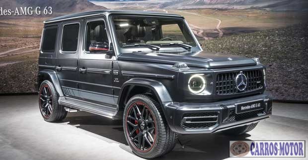 Foto de divulgação Fipe G-63 AMG 4matic 4.0 V8 Bi-63 585cv Automático 2020 Imagem de divulgação Fipe G-63 AMG 4matic 4.0 V8 Bi-63 585cv Automático 2020