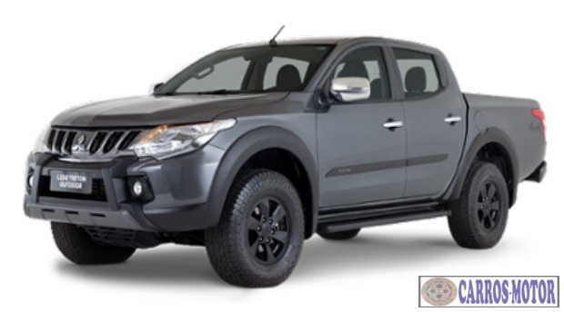 Foto de divulgação L200 Triton Outdoor Hpe-S 2 2.4 CD 4×4 Diesel Automático 0 km Imagem de divulgação L200 Triton Outdoor Hpe-S 2 2.4 CD 4×4 Diesel Automático 0 km