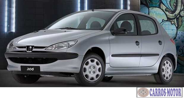 Imagem de divulgação Tabela Fipe Peugeot 206 Sensation 1.4 Flex 8v 5p 2010