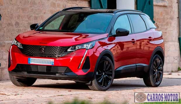 Foto de divulgação Tabela Fipe 3008 GT PACK 1.6 Turbo 16v 5p Automático 2022 Imagem de divulgação Tabela Fipe 3008 GT PACK 1.6 Turbo 16v 5p Automático 2022