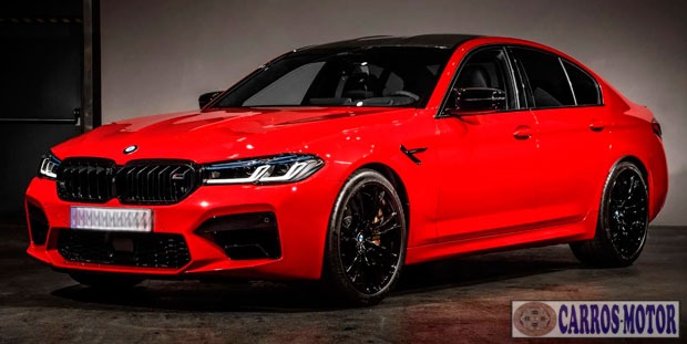 Foto de divulgação Tabela Fipe BMW M5 Competition M Xdrive 4.4 Bi-TB V8 0 km Imagem de divulgação Tabela Fipe BMW M5 Competition M Xdrive 4.4 Bi-TB V8 0 km