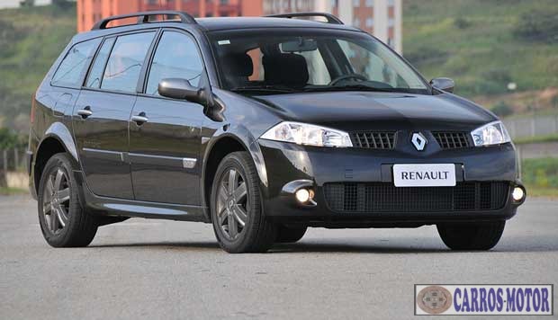 Foto de divulgação Fipe Megane Grand TOUR Extreme Hi-Flex 1.6 Mecânico 2009 Imagem de divulgação Fipe Megane Grand TOUR Extreme Hi-Flex 1.6 Mecânico 2009