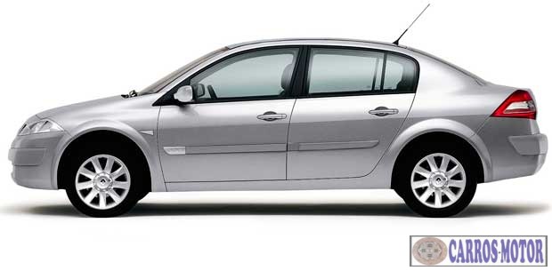 Foto de divulgação Tabela Fipe Megane Sedan Dynamique 2.0 16v Automático 2008 Imagem de divulgação Tabela Fipe Megane Sedan Dynamique 2.0 16v Automático 2008