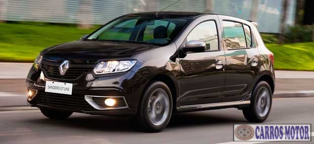 Foto de divulgação Tabela Fipe Sandero GT LINE Hi-Power 1.6 8v 5p 2017 Flex Imagem de divulgação Tabela Fipe Sandero GT LINE Hi-Power 1.6 8v 5p 2017 Flex