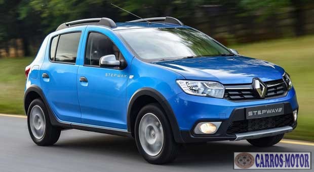 Foto de divulgação Tabela Fipe Sandero Stepway Expression Flex 1.6 16v 5p 2018 Imagem de divulgação Tabela Fipe Sandero Stepway Expression Flex 1.6 16v 5p 2018