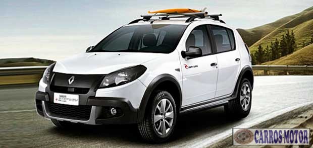 Foto de divulgação Sandero Stepway HIGH Fidelity CURL 1.6 16v 5p 2013 Flex Imagem de divulgação Sandero Stepway HIGH Fidelity CURL 1.6 16v 5p 2013 Flex