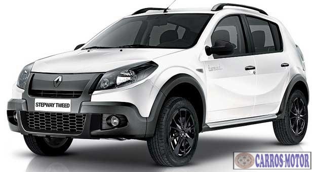 Foto de divulgação Tabela Fipe Sandero Stepway Tweed Hflex 1.6 8v 5p 2014 Flex Imagem de divulgação Tabela Fipe Sandero Stepway Tweed Hflex 1.6 8v 5p 2014 Flex