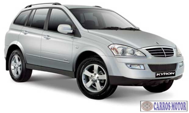 Foto de divulgação Tabela Fipe Kyron 2.7 20v 165cv TDI Diesel Automático 2009 Imagem de divulgação Tabela Fipe Kyron 2.7 20v 165cv TDI Diesel Automático 2009