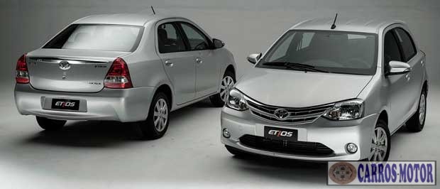 Foto de divulgação Tabela Fipe Toyota Etios XLS 1.5 Flex 16v 5p Mecânico 2013 Imagem de divulgação Tabela Fipe Toyota Etios XLS 1.5 Flex 16v 5p Mecânico 2013
