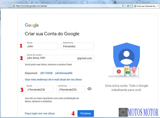 Como Criar uma Conta Gmail