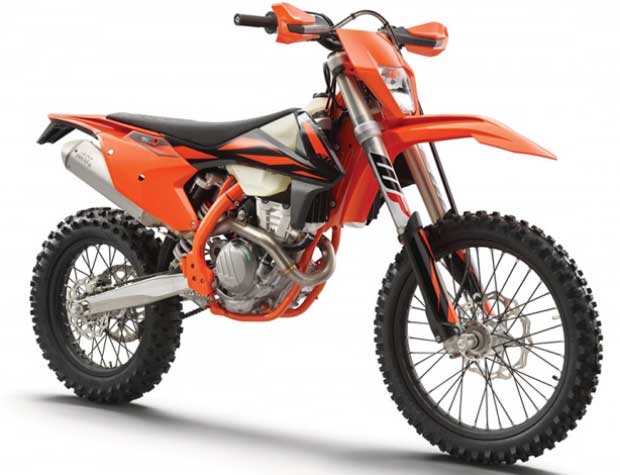 Exemplo de motocicleta da categoria Off-Road: KTM 450 EXC-F