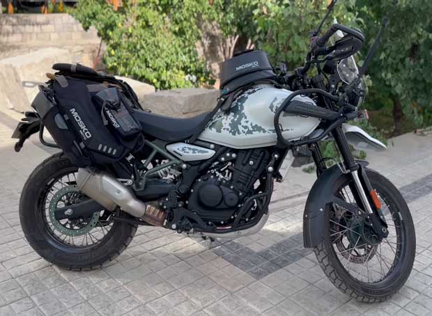 Teste driver Himalayan 450 Himalayan 450 em teste drive